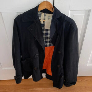 P Coat by G1 Goods peacoat w/ removable collar